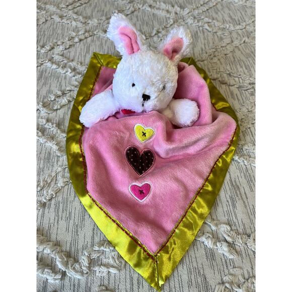 Carter's | Other | Carters Just One You Pink Green Satin Bunny Rabbit ...